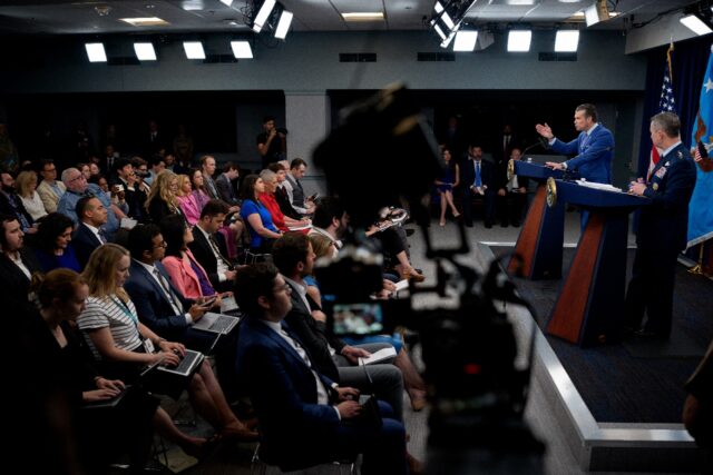 The Defense Department has restricted media access inside the Pentagon, forced some outlet