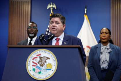 Illinois Governor JB Pritzker said he 'won't back down' after Trump's