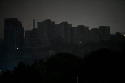 Kyiv suffered a blackout following Russian drone and missile strikes