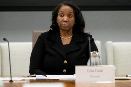 Lisa Cook was nominated to the Fed's governing board by former president Joe Biden