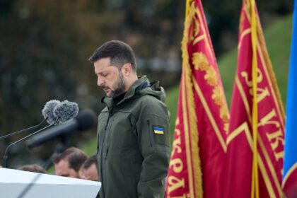 Ukraine's President Volodymyr Zelensky is hoping to bolster support from Europe -- wh