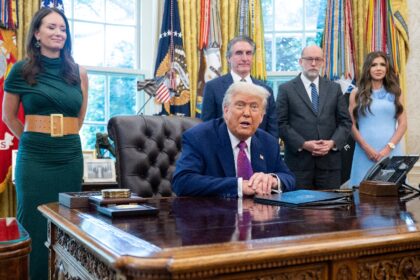 US President Donald Trump said he will meet OMB Director Russell Vought to decide on which