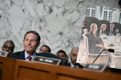 US Senator Richard Blumenthal, a Democrat from Connecticut, was berated by Attorney Genera