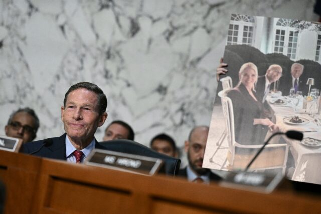 US Senator Richard Blumenthal, a Democrat from Connecticut, was berated by Attorney Genera