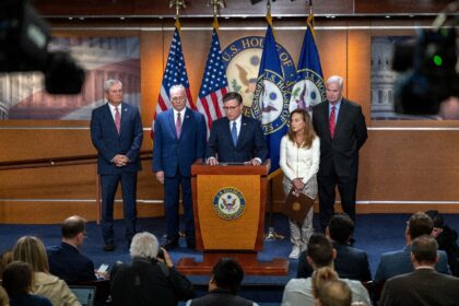 US Speaker of the House Mike Johnson called Democrats' blockade on efforts to reopen