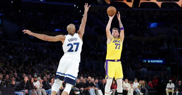 Dončić Scores 92 Points, Sets Lakers Record