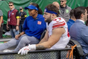 Skattebo, Judkins, Barkley among injured in NFL's Week 8