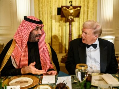 President Donald Trump and First Lady Melania Trump host a dinner for Crown Prince and Pri
