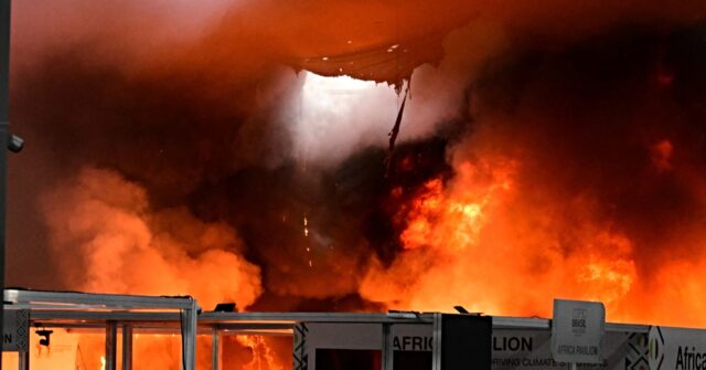 Watch: COP30 Climate Doomer Conference Engulfed in Smoke, Flames as Fire Breaks Out