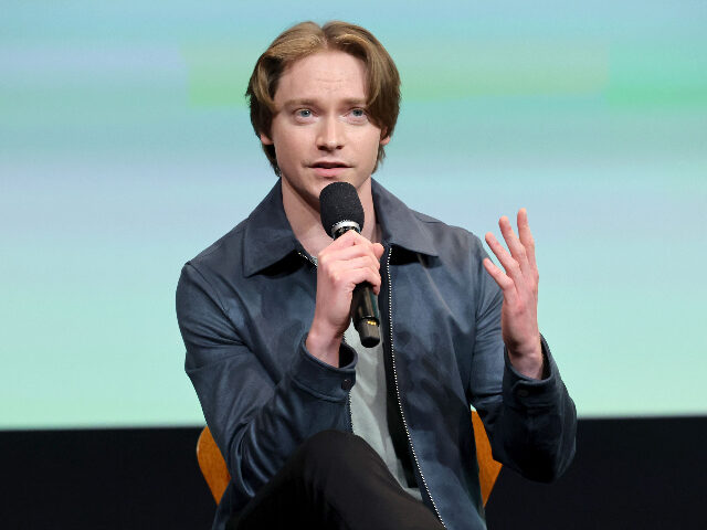 BEVERLY HILLS, CALIFORNIA - JUNE 28: Calum Worthy speaks at the "Breaking The Mold: I