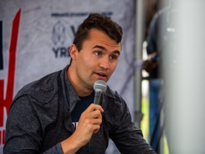 Charlie Kirk speaking on campus