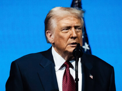 US President Donald Trump during the America Business Forum in Miami, Florida, US, on Wedn