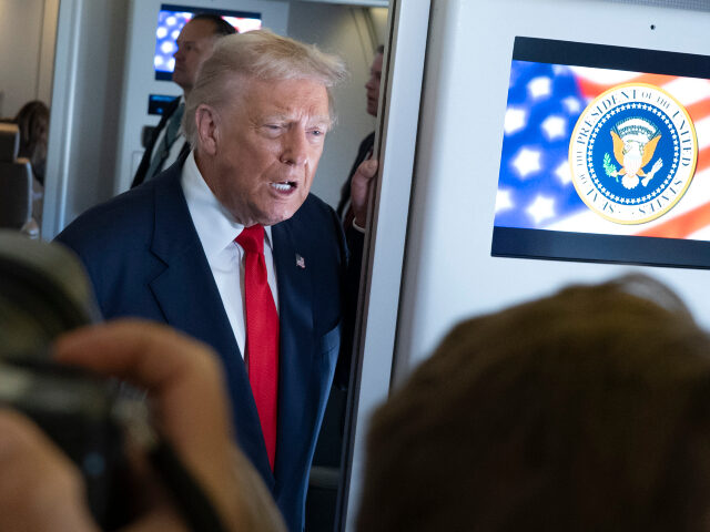 Donald Trump President Donald Trump boards Air Force One at Joint Base Andrews, Maryland on Friday, Oct