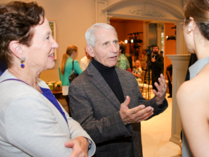 Christine Grady, Anthony Fauci and Keri Russell at the Deadline White House Correspondents