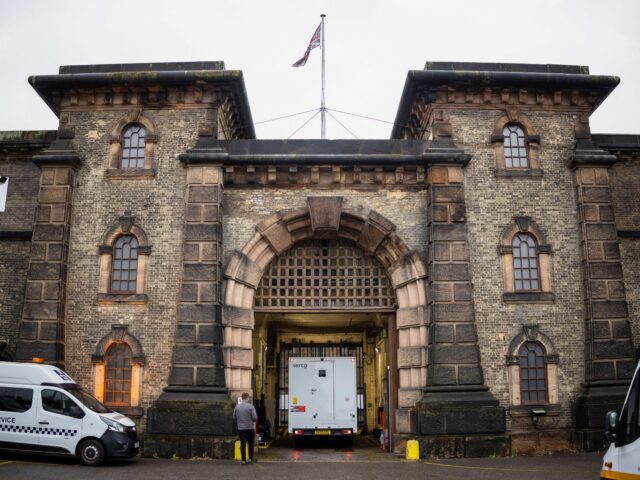 A Serco security van enters HMP Wandsworth prison in London, UK, on Thursday, Sept. 5, 202