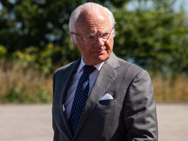 MALMö, SKåNE, SWEDEN - 2025/07/01: Sweden's King Carl XVI Gustaf arrives at the celebrat