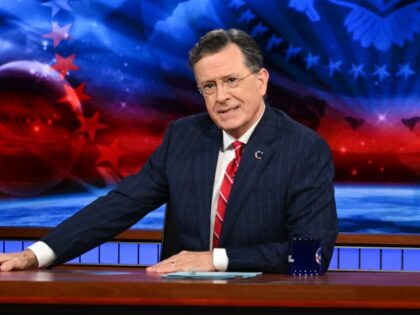 The Late Show with Stephen Colbert during Thursday's September 18, 2025 show. (Photo by Sc
