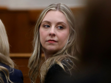 Former Richneck Elementary School teacher Abby Zwerner waits for court to begin during her