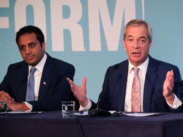 LONDON, UNITED KINGDOM - NOV 18 2025 - Reform Party UK press conference: EU Citizen's bene