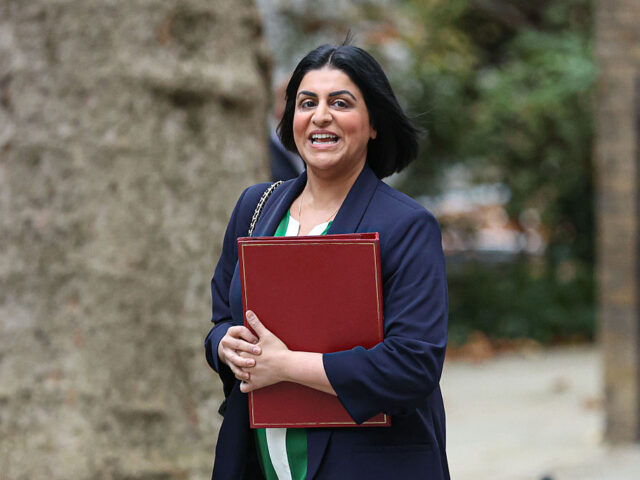 LONDON, UNITED KINGDOM - NOVEMBER 18: UK Home Secretary Shabana Mahmood arrives at Downing