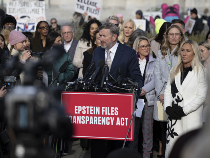 WASHINGTON DC, UNITED STATES - NOVEMBER 18: US Representative Thomas Massie speaks during