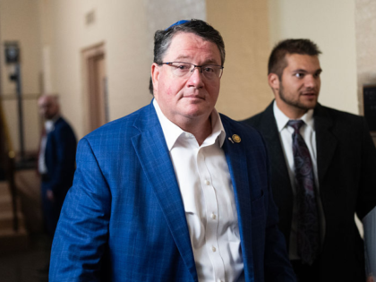 UNITED STATES - NOVEMBER 18: Rep. Randy Fine, R-Fla., leaves a meeting of the House Republ