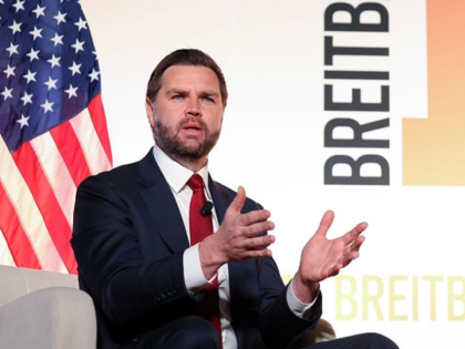 WASHINGTON, DC - NOVEMBER 20: U.S. Vice President JD Vance participates in a fireside chat