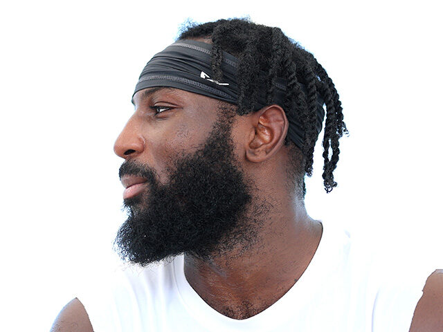 Kris Boyd #17 of the New York Jets talks to media during training camp at Atlantic Health