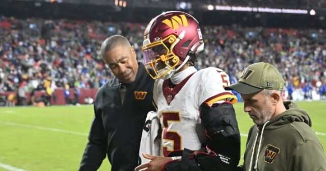 VIDEO: Commanders QB Jayden Daniels Suffers Gruesome Arm Injury