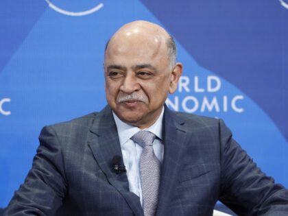 IBM CEO Arvind Krishna smirks at WEF