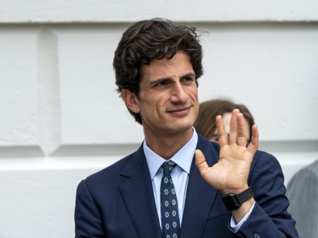 Jack Schlossberg Jack Schlossberg, grandson of former US President John F. Kennedy, as US President Joe Bid