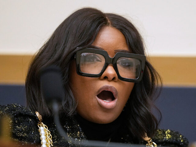 Jasmine Crockett Rep Jasmine Crockett, D-Texas, speaks to FBI Director Kash Patel as he appears before the