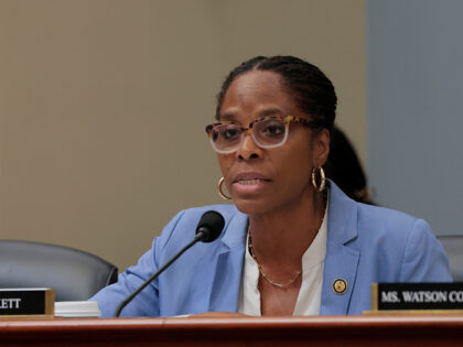 May162025-Rep-Stacey-Plaskett-D-VI-getty WASHINGTON, DC - MAY 16: Rep. Stacey Plaskett (D-VI) speaks during a mark up meeting with