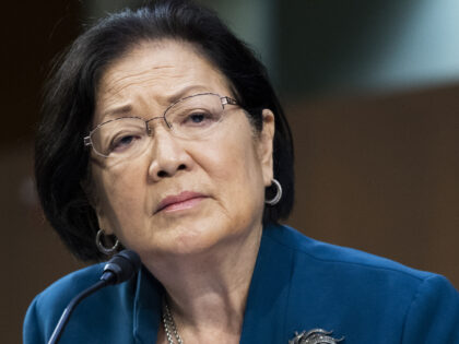 Senator Mazie Hirono, a Democrat from Hawaii, during a Senate Judiciary Committee hearing