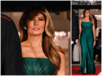 Fashion Notes: Melania Trump Steals the Show in Elie Saab Emerald Gown for Dinner with Saudi Crown 