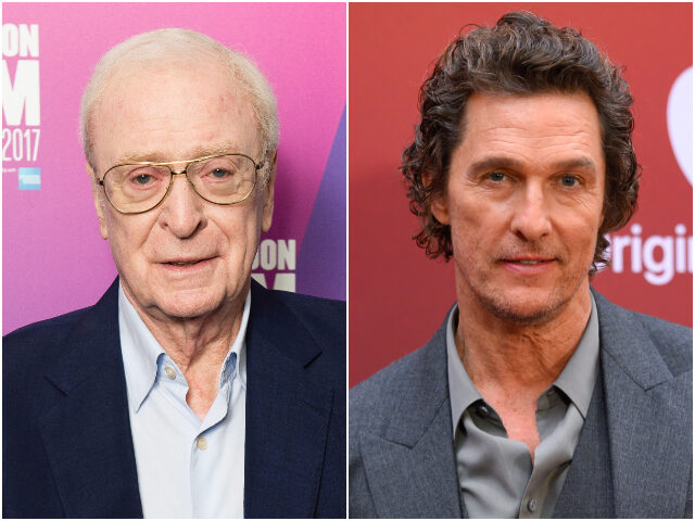 MichaelCaineMatthewMcConaughey LONDON, ENGLAND - OCTOBER 08: Michael Caine attends a screening of "My Generation&quo