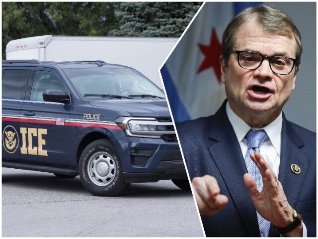 ICE: Illinois Rep. Lies About Arrest of Illegal Alien at Chicago-Area Pre-School (Getty Im