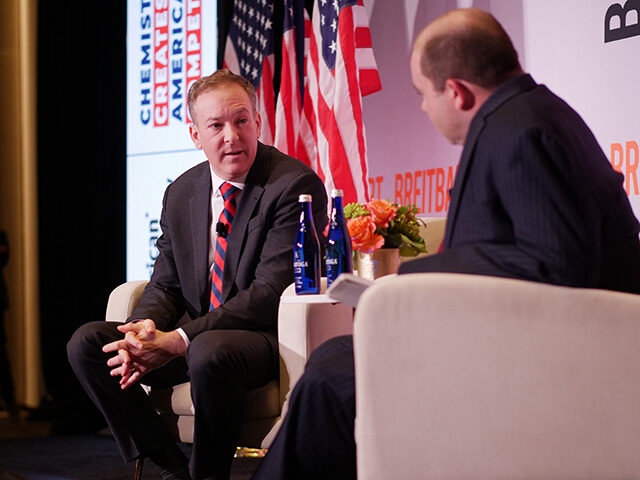 P1044881 Environmental Protection Agency Administrator Lee Zeldin speaks with Breitbart News Washin