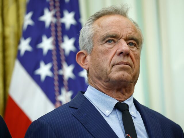 WASHINGTON, DC - OCTOBER 16: U.S. Health and Human Services Secretary Robert F. Kennedy Jr