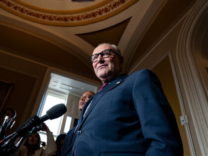 Senate Minority Leader Chuck Schumer, a Democrat from New York, and Representative Hakeem