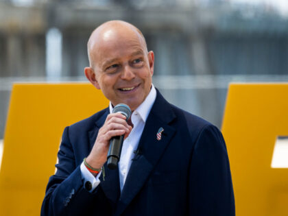 Huntington Beach, CA - April 22: Author and former Fox News host Steve Hilton announced hi