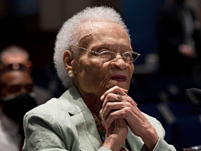 Viola Fletcher, the oldest living survivor of the Tulsa Race Massacre, testifies before th