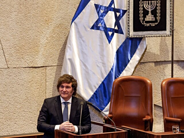 argentina israel Argentina's President Javier Milei addresses the assembly during a session of the Israeli
