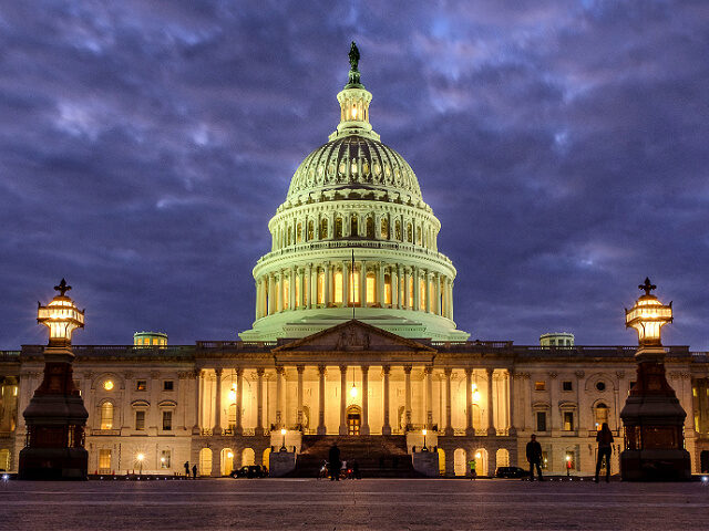 capitol-building-cloudy-night-file18-washingtondc-ap FILE - Lights shine inside the U.S. Capitol Building as night falls on Jan. 21, 2018, in W