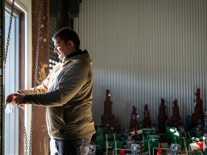 WYTHEVILLE, VA - DECEMBER 8: Scott Maier, chief executive officer of Blue Star NBR, closes