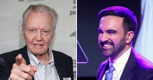 Jon Voight Urges Trump to 'Terminate' Zohran Mamdani's Election to Stop New York's Descent into a 'Socialist Crap City'