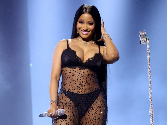 NEWARK, NEW JERSEY - SEPTEMBER 12: Nicki Minaj performs onstage during the 2023 MTV Video