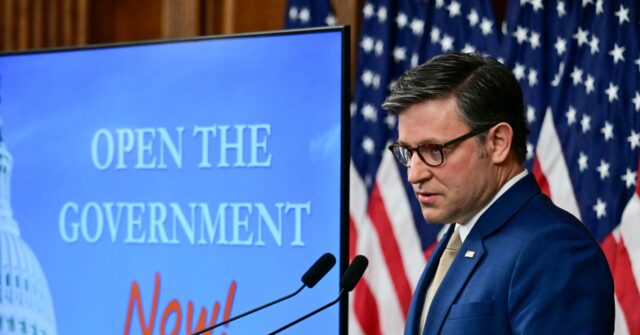 Speaker Johnson Separates ‘Fact from Fiction’ on Democrat Gaslighting on Government Shutdown