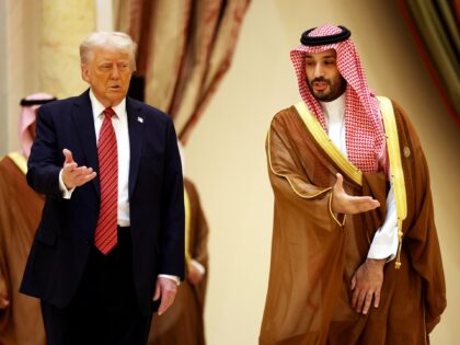 RIYADH, SAUDI ARABIA - MAY 14: U.S. President Donald Trump and Saudi Crown Prince Mohammed