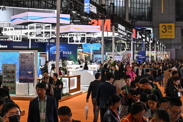 At the China International Import Expo, US exporters hit by the trade war with China hope